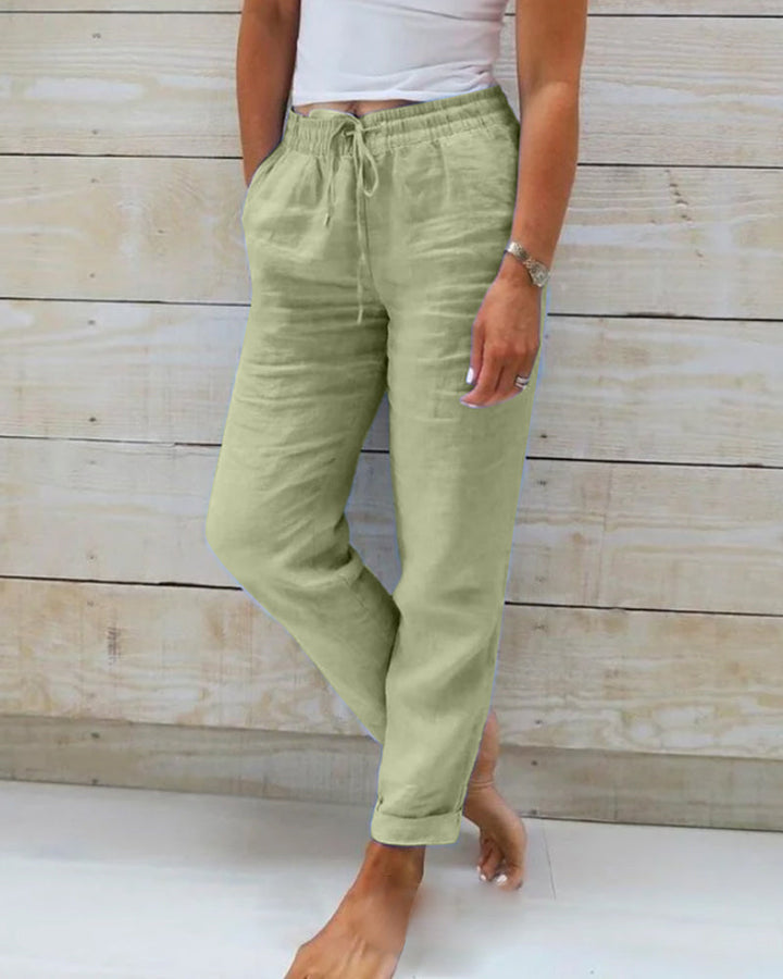 Kathleen™ | Relaxed Fit Drawstring Trousers
