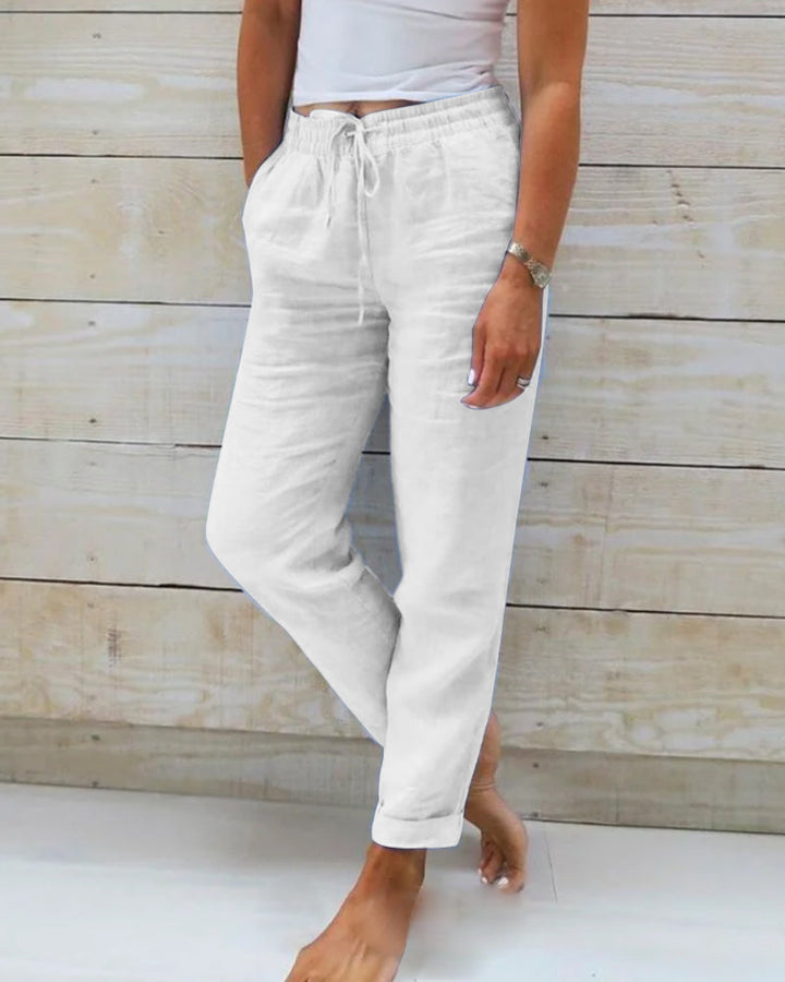 Kathleen™ | Relaxed Fit Drawstring Trousers