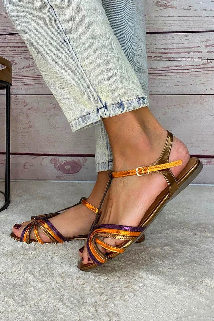 Patricia™ | Strappy Mediterranean Colour Sandals