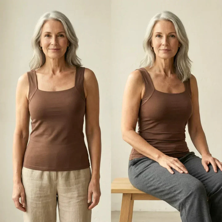 Hazel™ | Built In Comfort Bra Tanktop