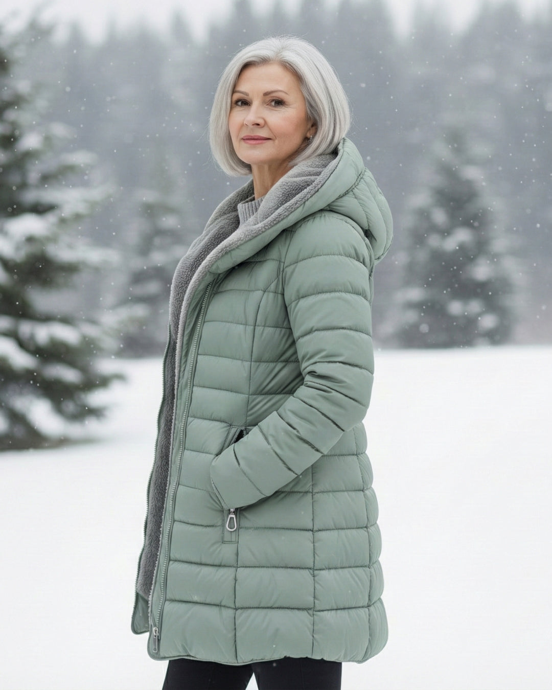 Joyce™ | Fleece Lined Warm Puffer Coat
