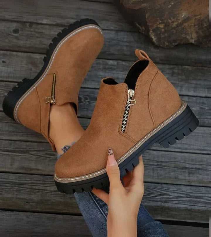 Maureen™ | Chic Suede Ankle Boots