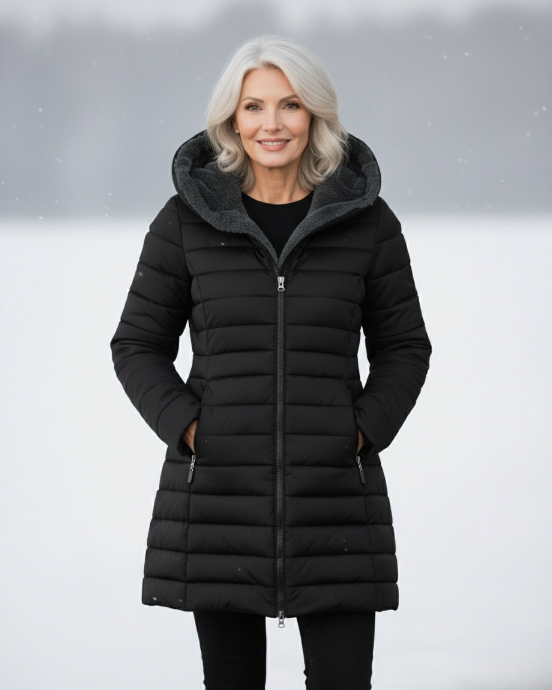 Joyce™ | Fleece Lined Warm Puffer Coat