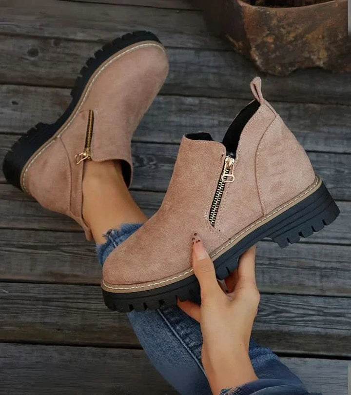 Maureen™ | Chic Suede Ankle Boots