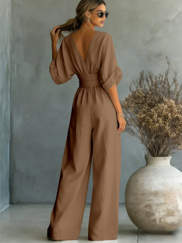 Pauline™ | Effortless V-Neck Jumpsuit