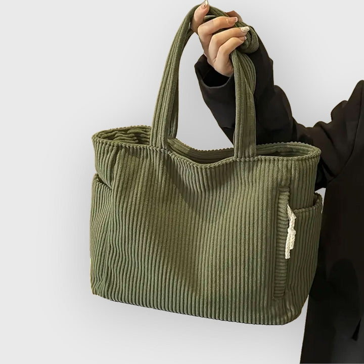 Wendy™ | Chic Corduroy Tote Bag