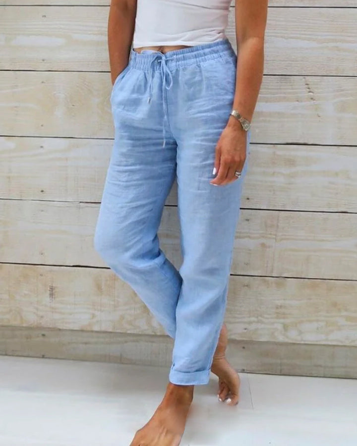 Kathleen™ | Relaxed Fit Drawstring Trousers