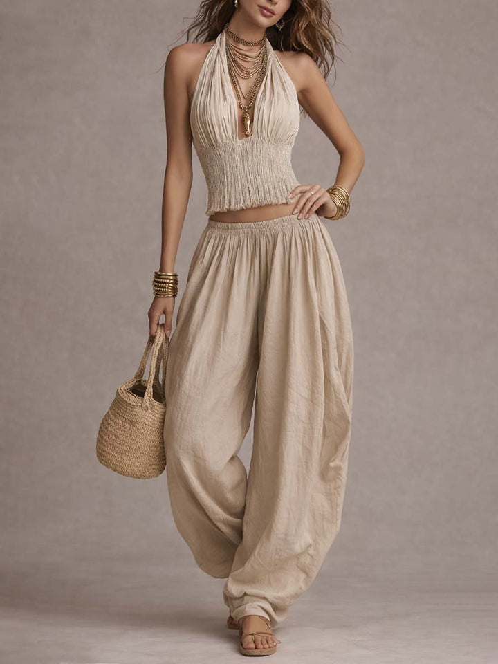 Wendy™ | Chic Cropped Top and Skirt Set