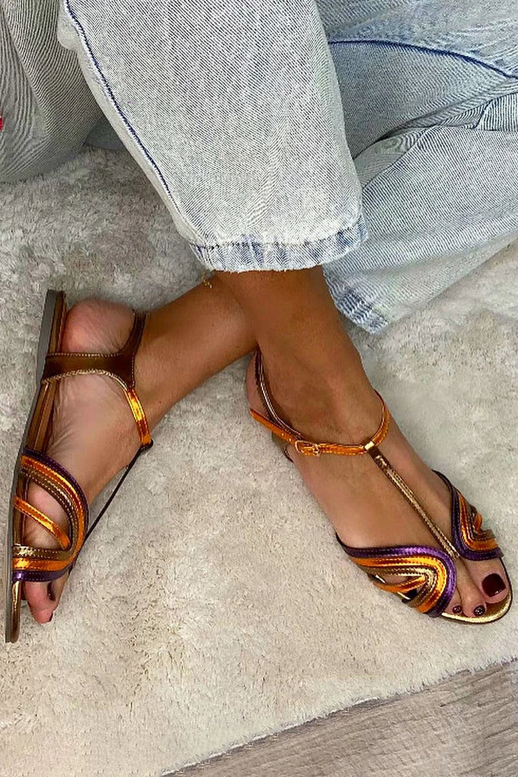 Patricia™ | Strappy Mediterranean Colour Sandals
