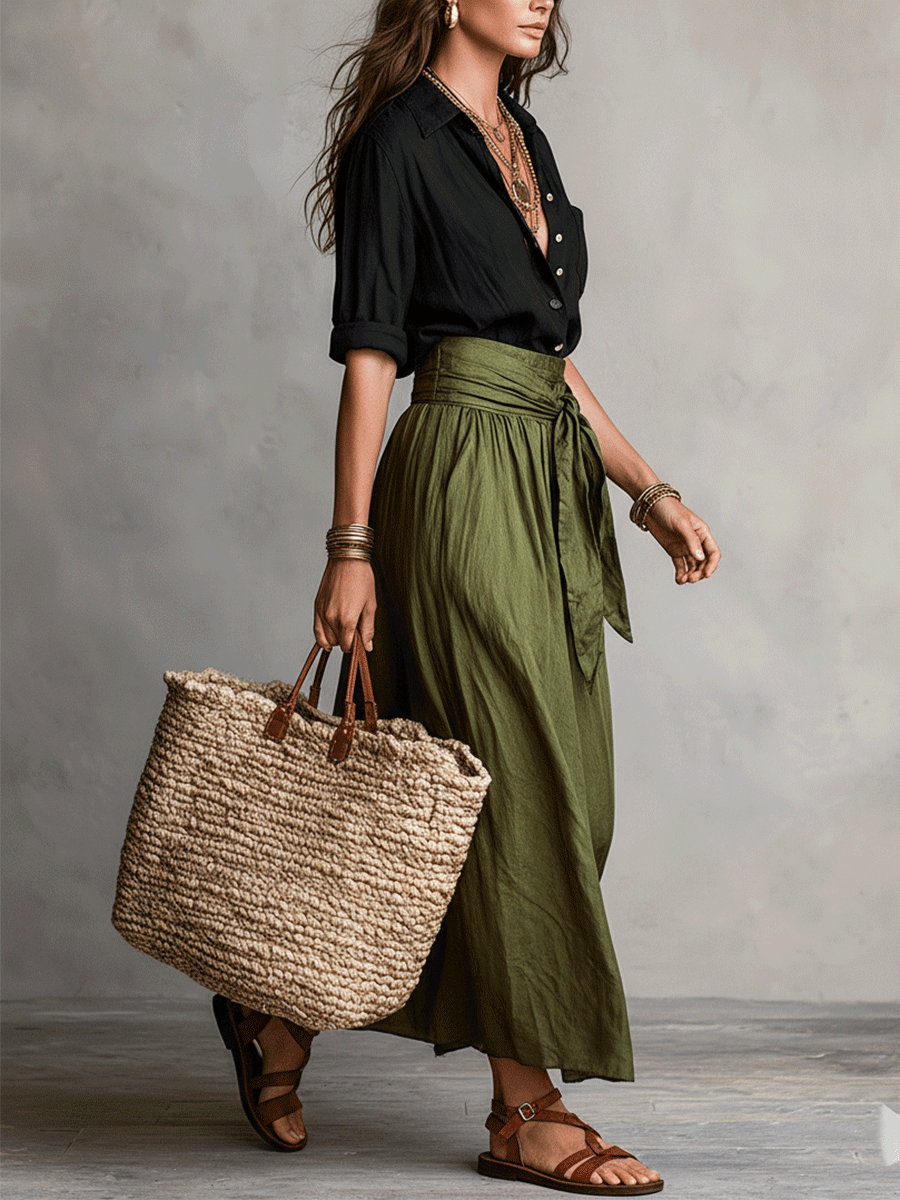 Cynthia™ | Flowing Maxi Skirt Set