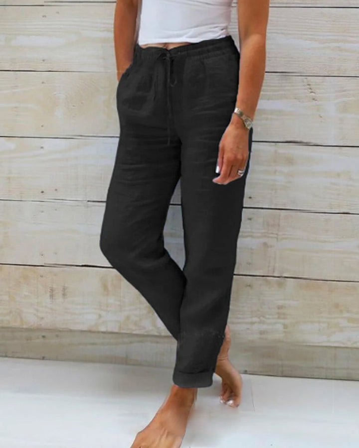 Kathleen™ | Relaxed Fit Drawstring Trousers