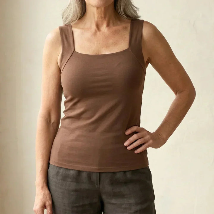 Hazel™ | Built In Comfort Bra Tanktop
