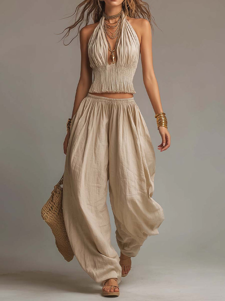 Wendy™ | Chic Cropped Top and Skirt Set