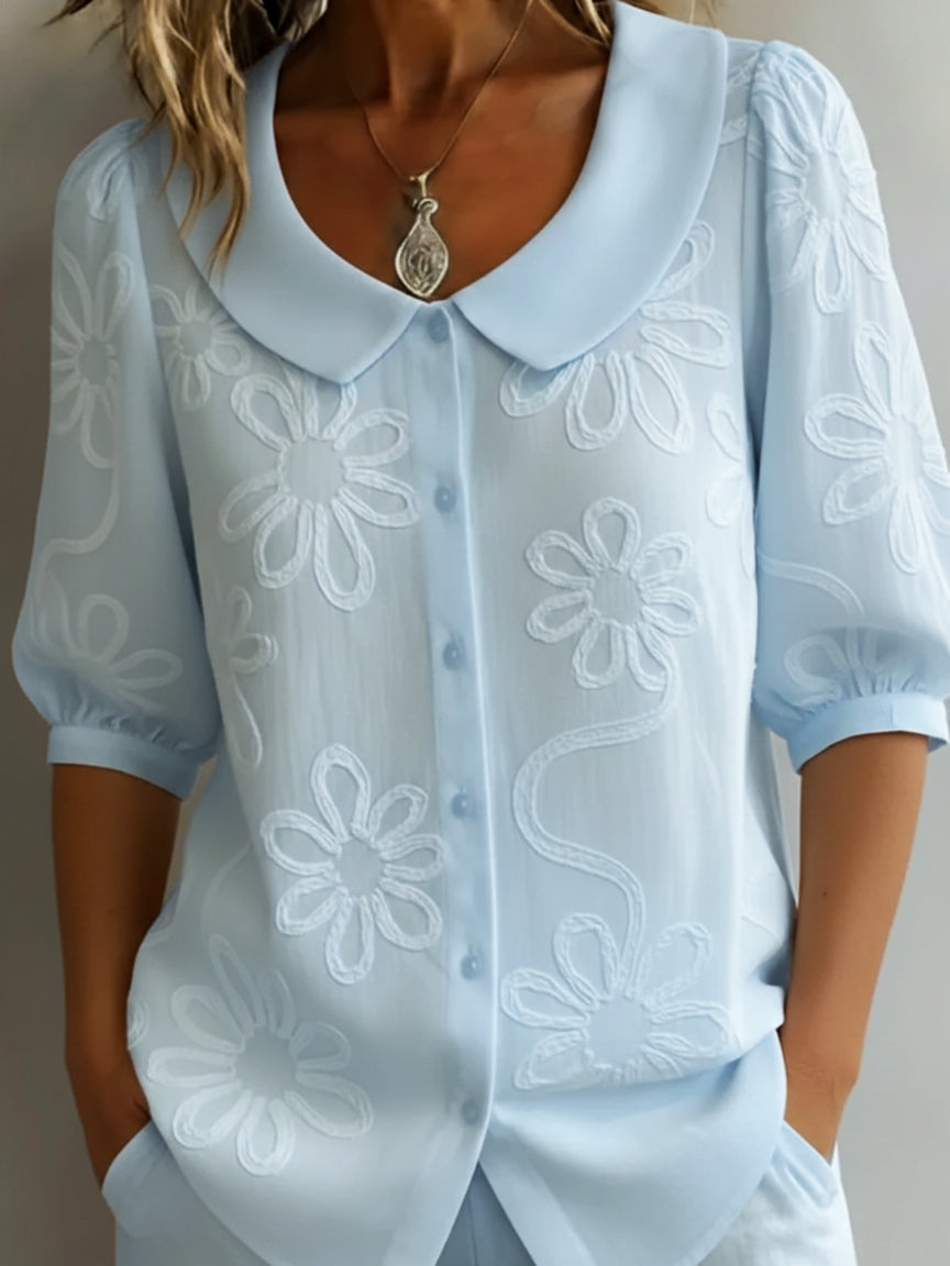 Shirley™ | Lightweight Floral Blouse