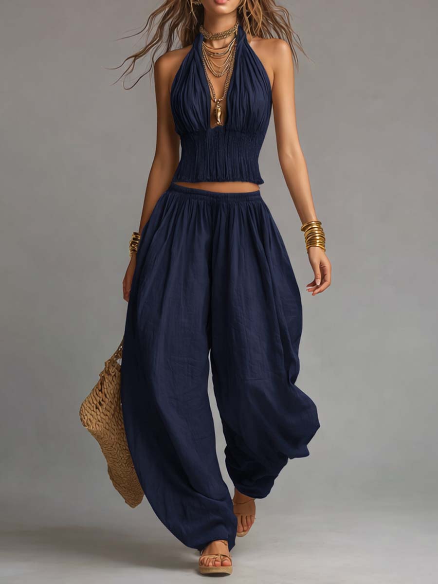 Wendy™ | Chic Cropped Top and Skirt Set