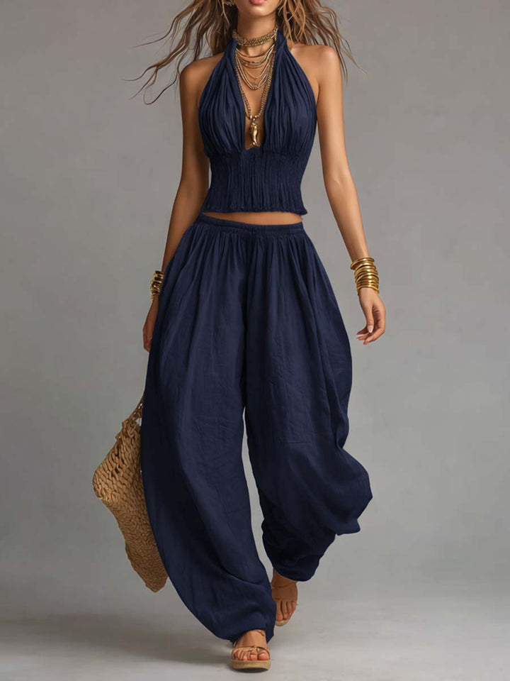 Wendy™ | Chic Cropped Top and Skirt Set