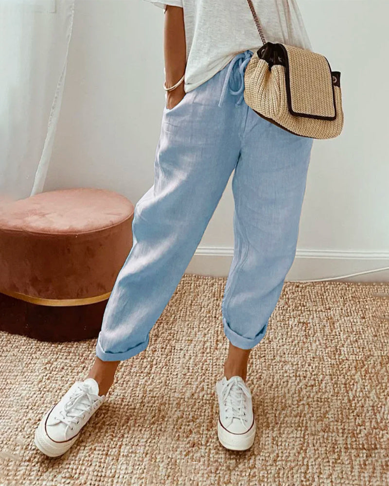 Janet™ | Effortless Wide-Leg Trousers