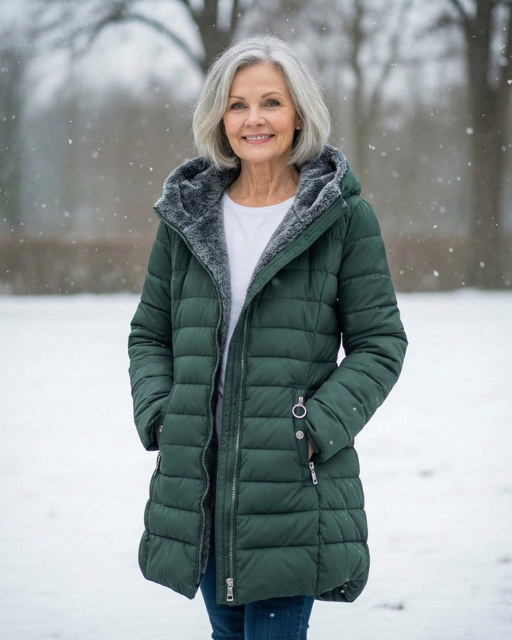 Joyce™ | Fleece Lined Warm Puffer Coat