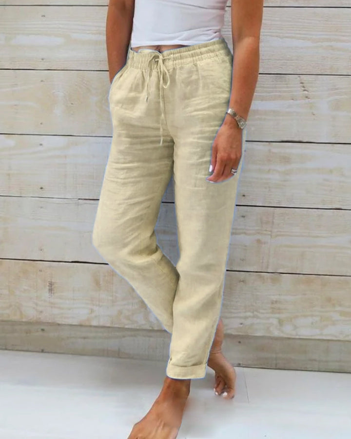 Kathleen™ | Relaxed Fit Drawstring Trousers