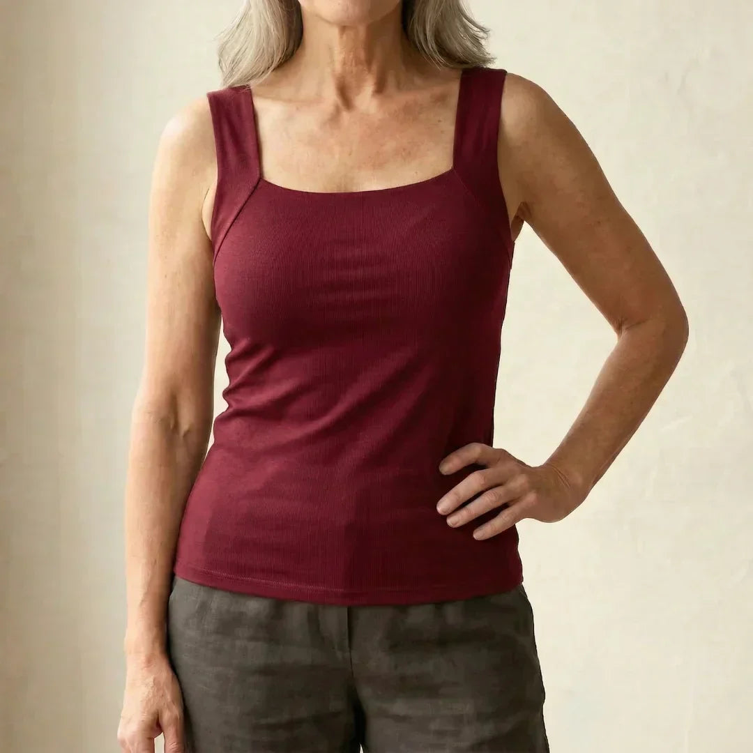 Hazel™ | Built In Comfort Bra Tanktop