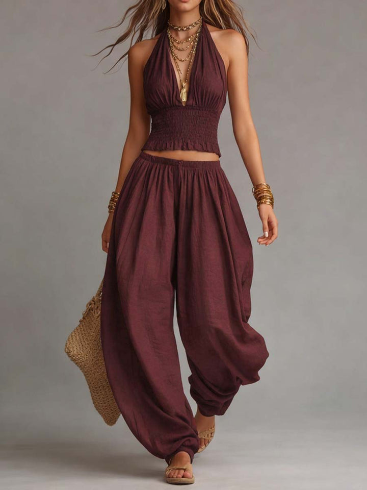 Wendy™ | Chic Cropped Top and Skirt Set
