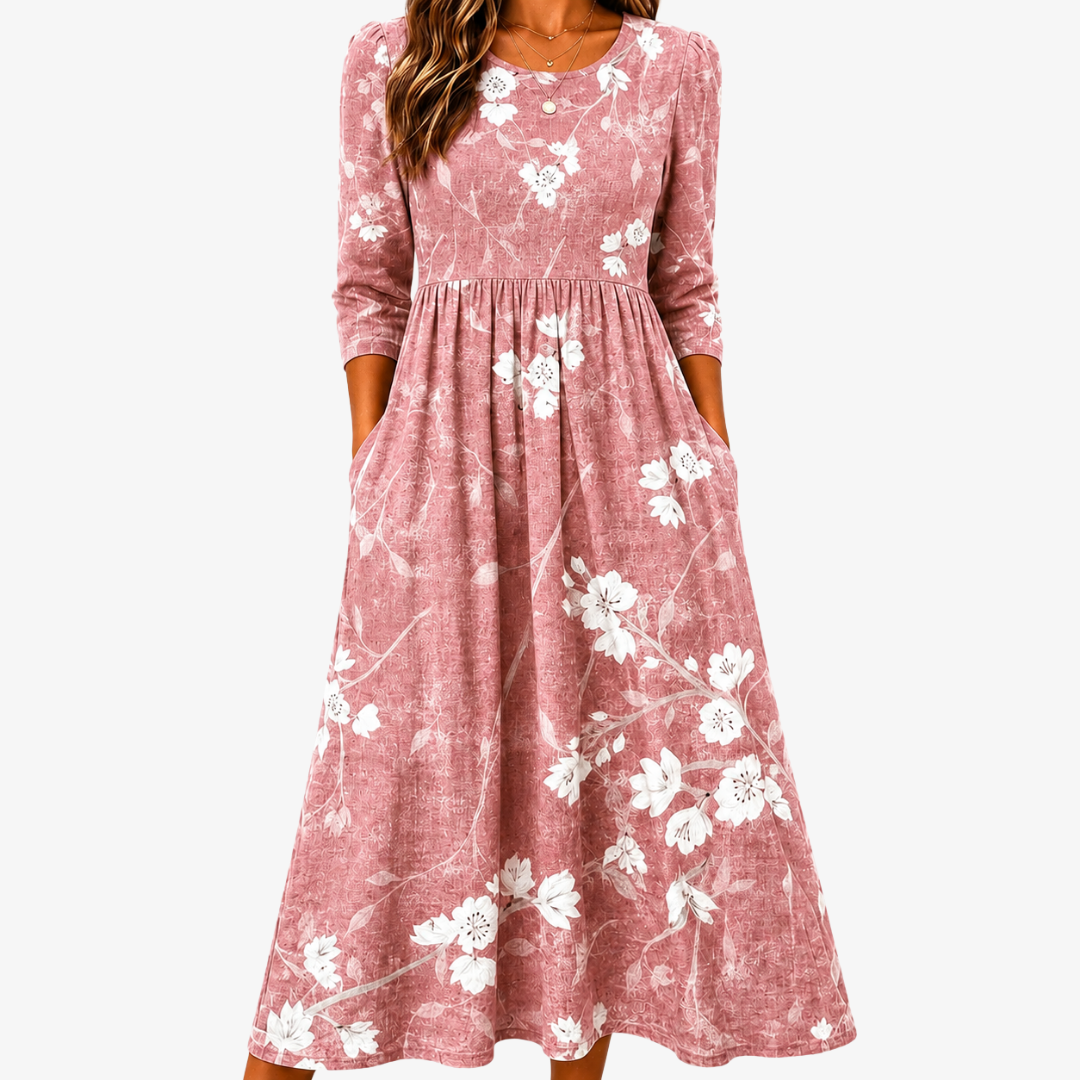 Norma™ | Flattering Pocket Midi Dress