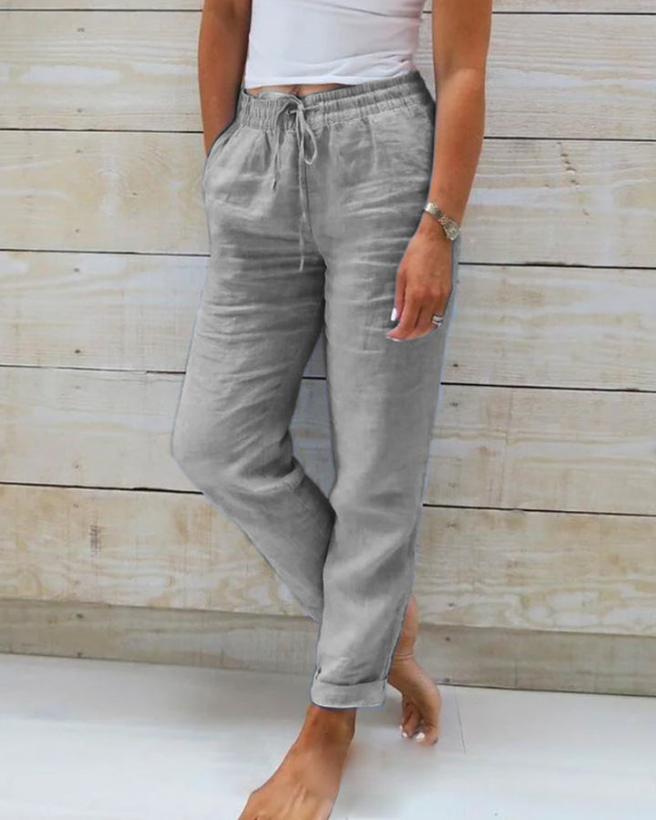 Kathleen™ | Relaxed Fit Drawstring Trousers
