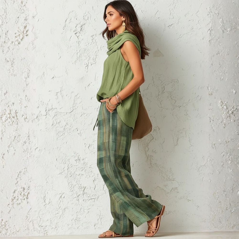 Margaret™ | Chic Natural Two-Piece Set