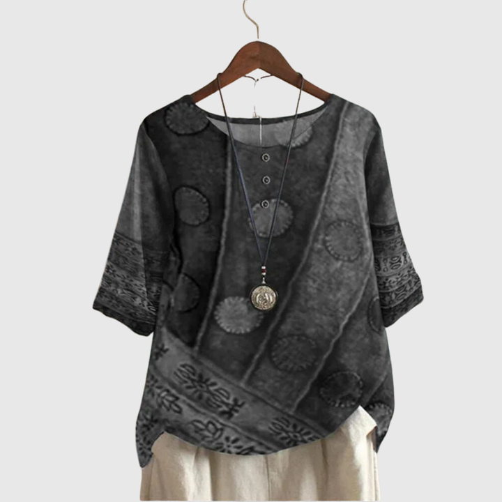 Margaret™ | Bohemian Printed Top