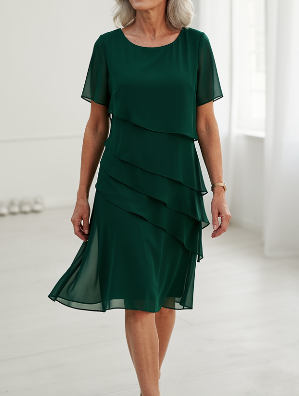 Margaret™ | Flowy Ruffle Dress
