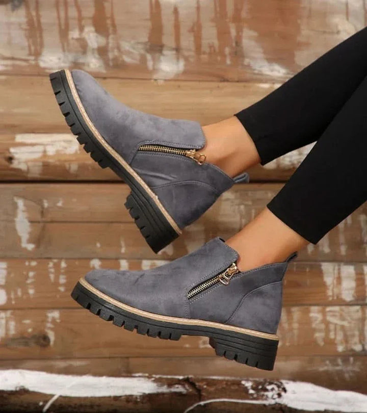 Maureen™ | Chic Suede Ankle Boots