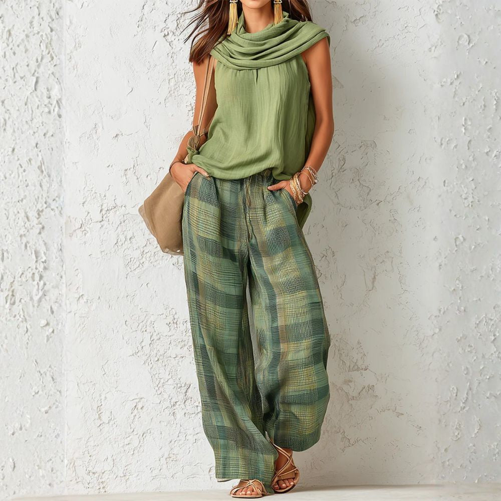 Margaret™ | Chic Natural Two-Piece Set