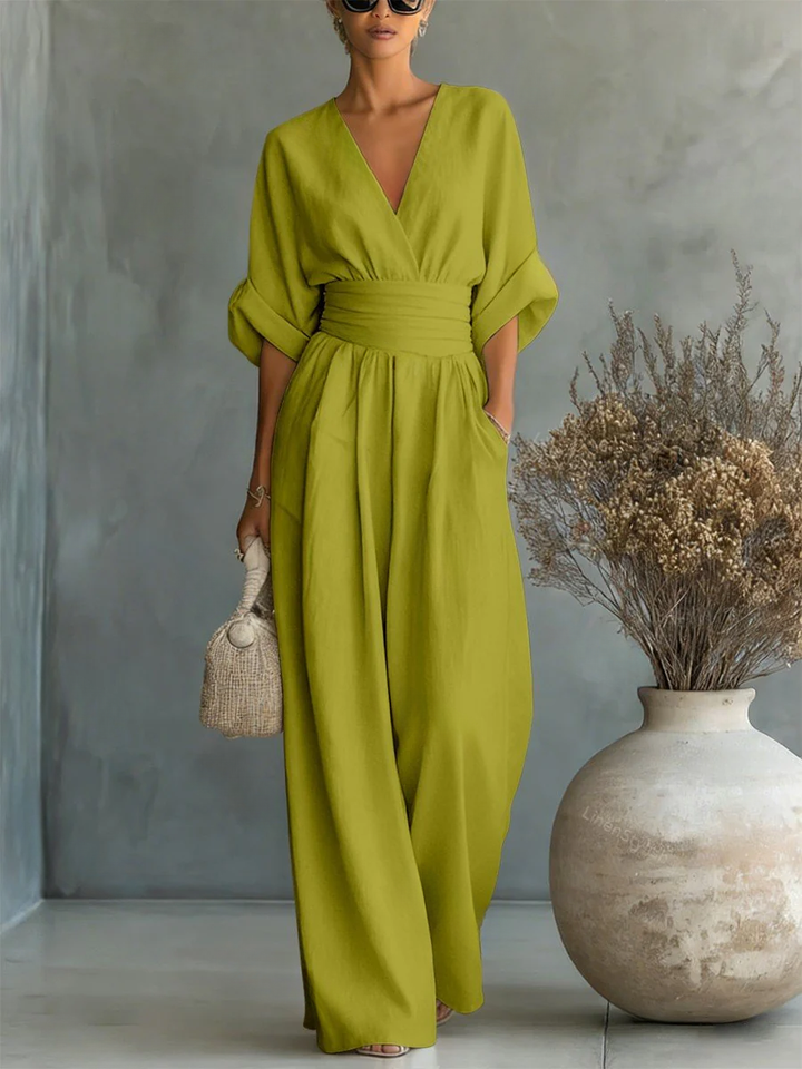 Pauline™ | Effortless V-Neck Jumpsuit