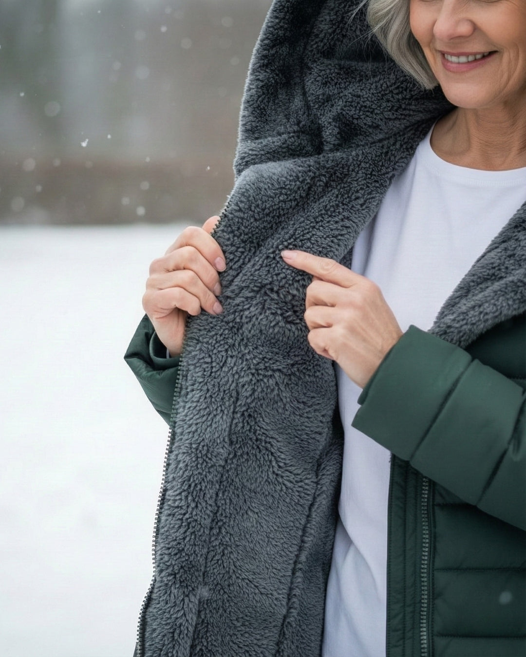 Joyce™ | Fleece Lined Warm Puffer Coat