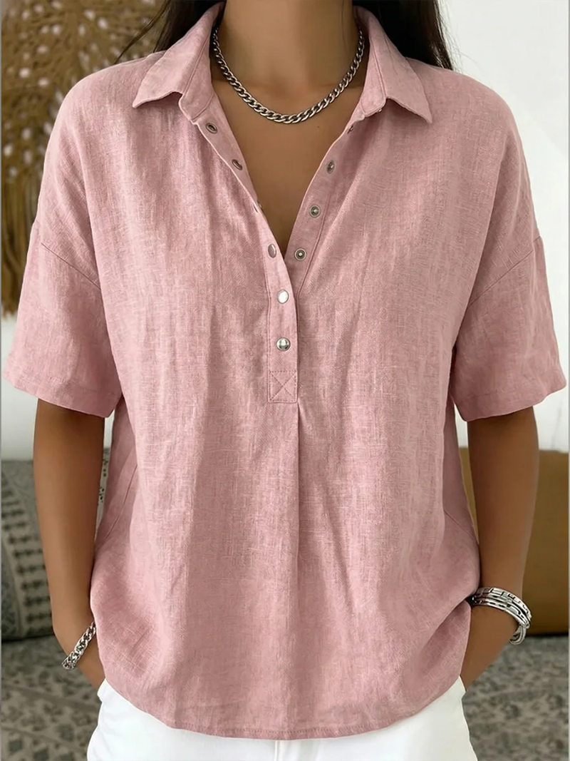 Eunice™ | Button-Up Collar Blouse