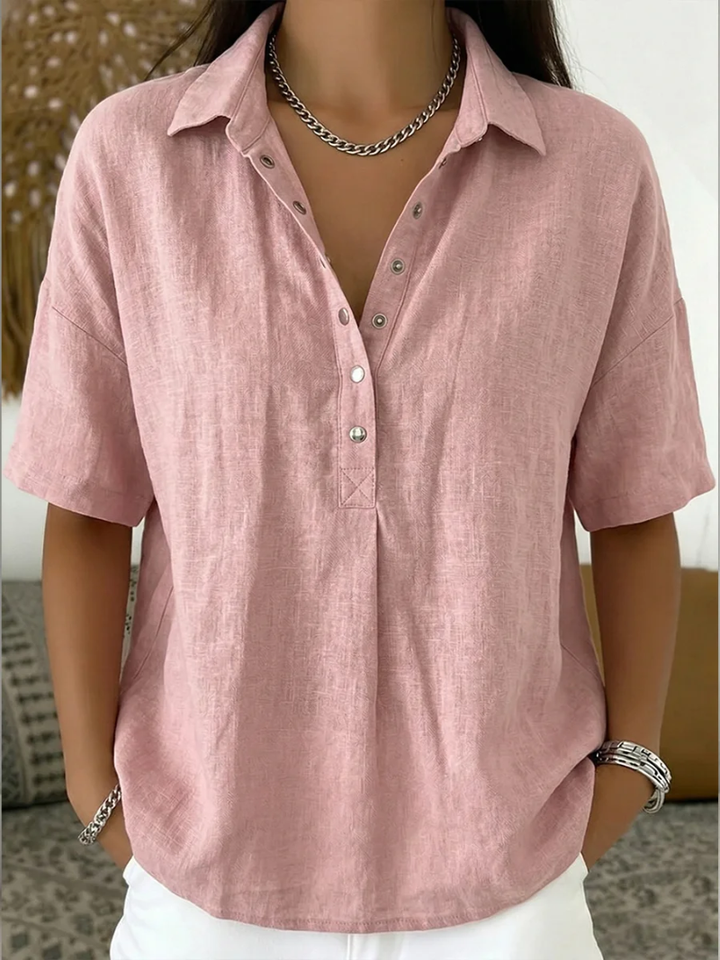 Eunice™ | Button-Up Collar Blouse