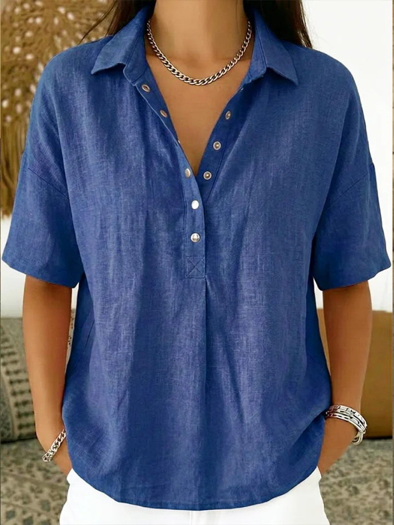Eunice™ | Button-Up Collar Blouse