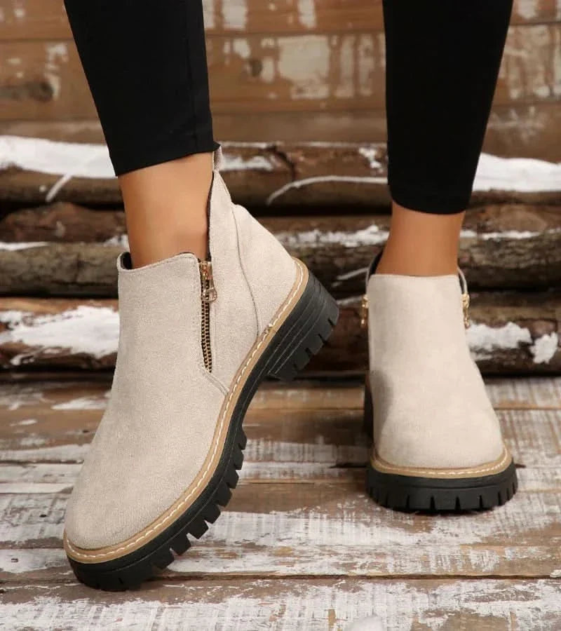Maureen™ | Chic Suede Ankle Boots