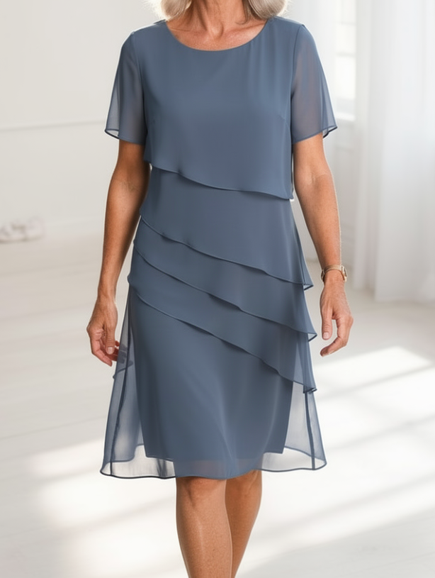Margaret™ | Flowy Ruffle Dress