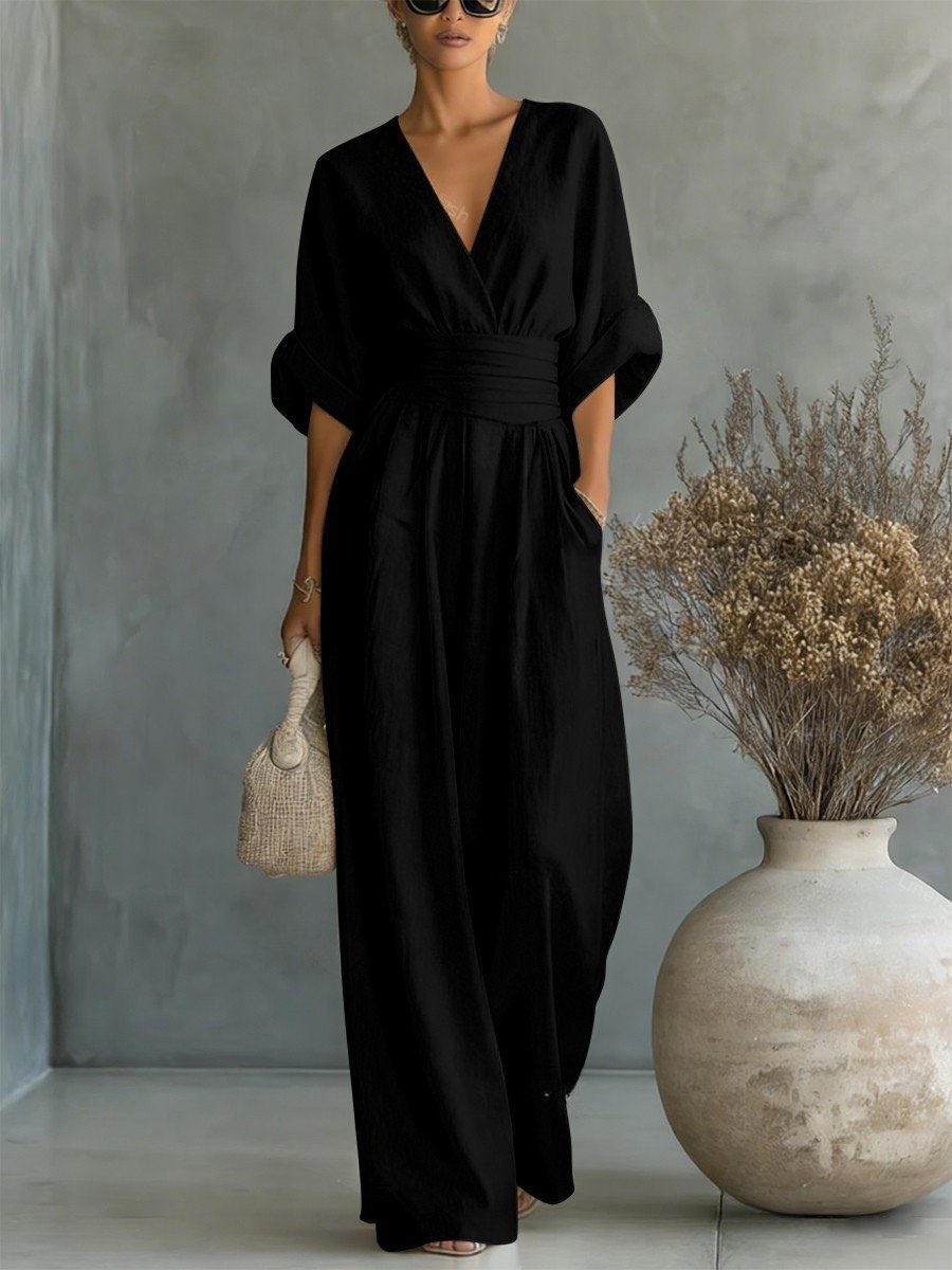 Pauline™ | Effortless V-Neck Jumpsuit