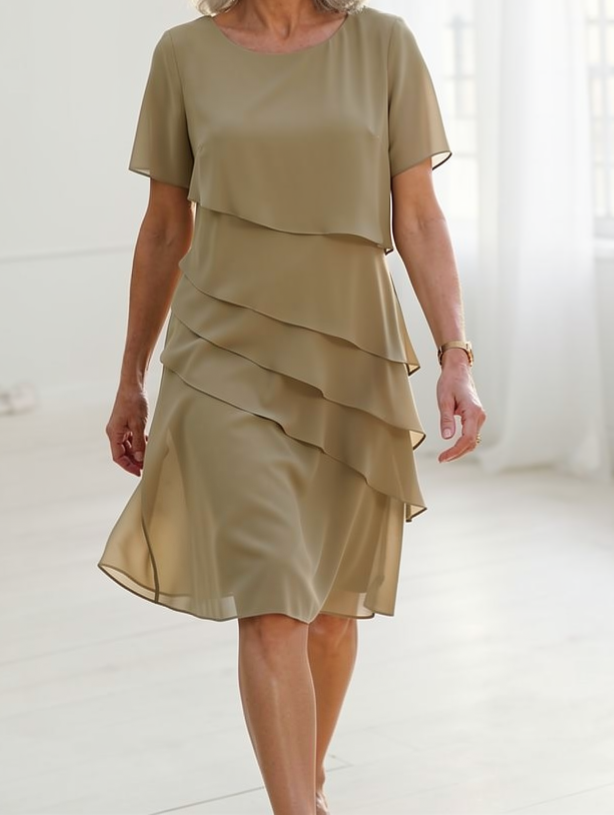 Margaret™ | Flowy Ruffle Dress