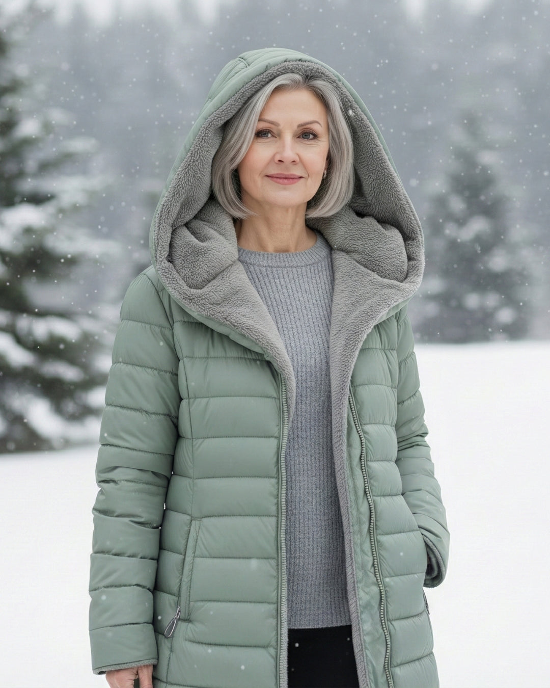 Joyce™ | Fleece Lined Warm Puffer Coat