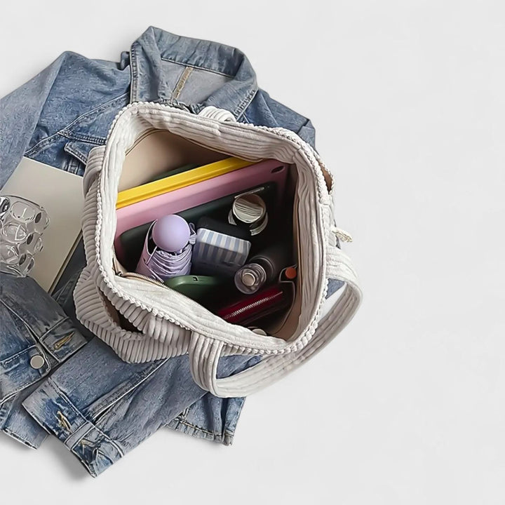 Wendy™ | Chic Corduroy Tote Bag