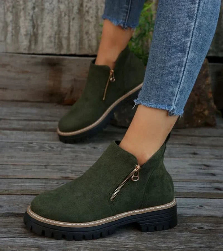 Maureen™ | Chic Suede Ankle Boots