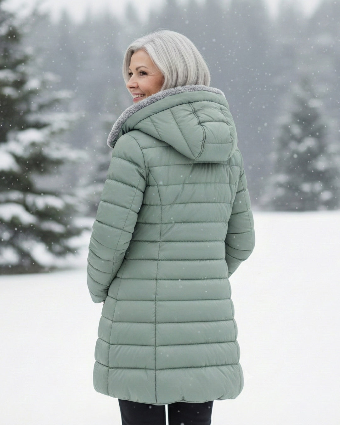 Joyce™ | Fleece Lined Warm Puffer Coat