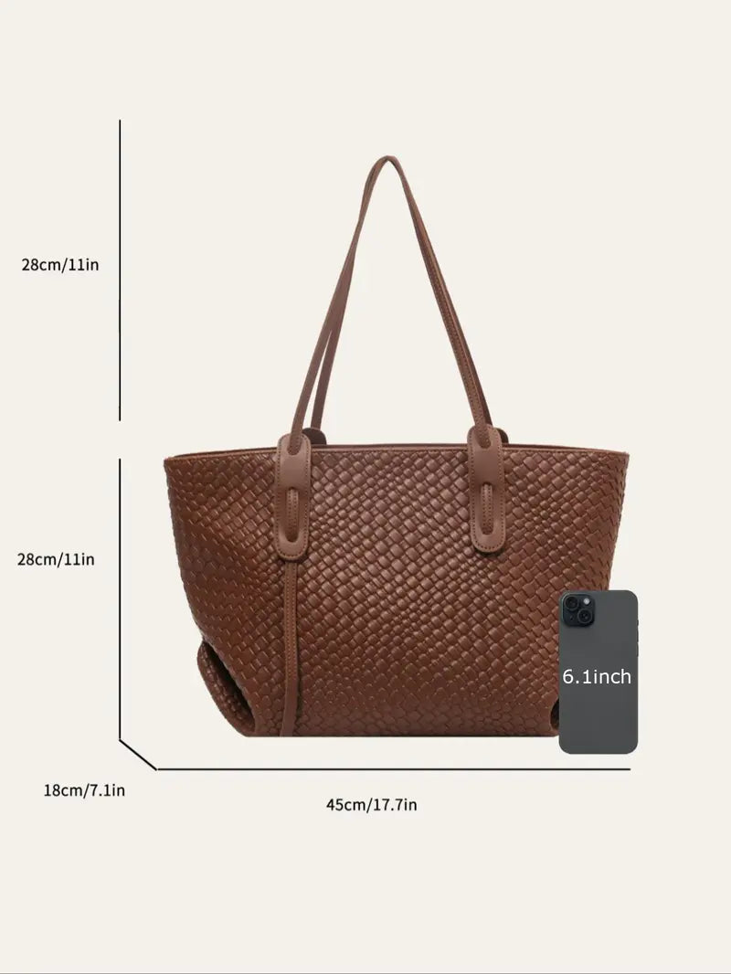 Joyce™ | Stylish Woven Design Tote Bag