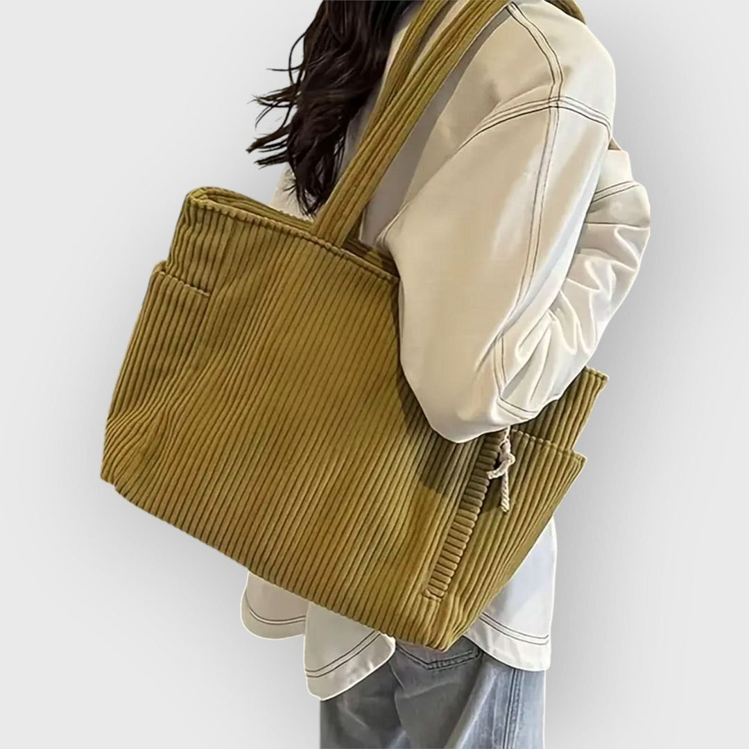 Wendy™ | Chic Corduroy Tote Bag