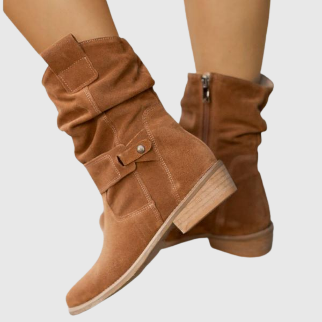 Vera™ | Stylish Suede Ankle Boots