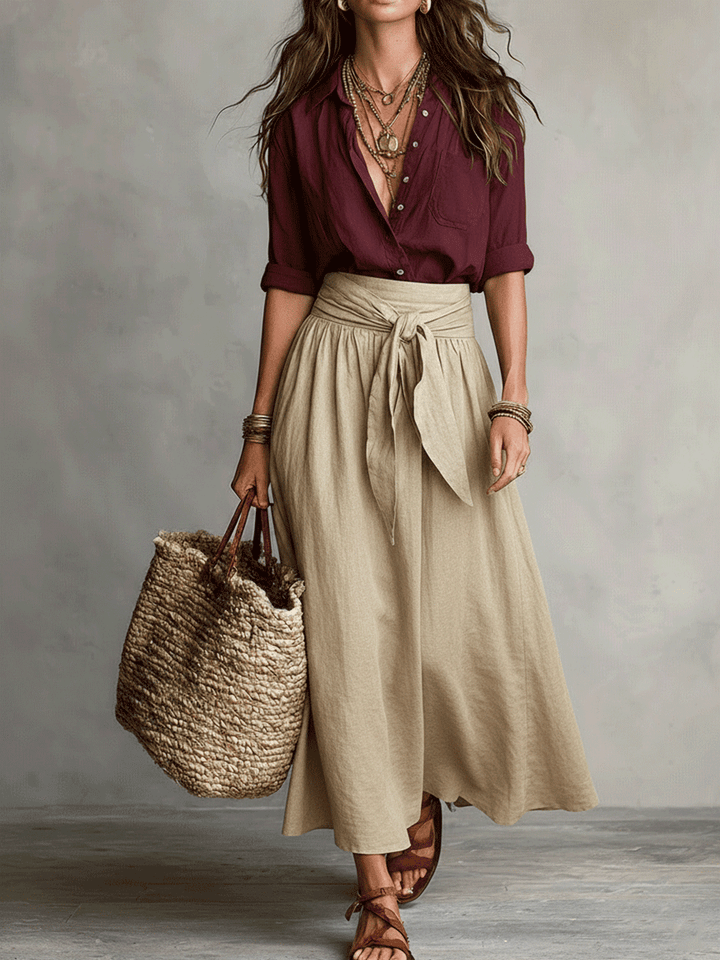 Cynthia™ | Flowing Maxi Skirt Set