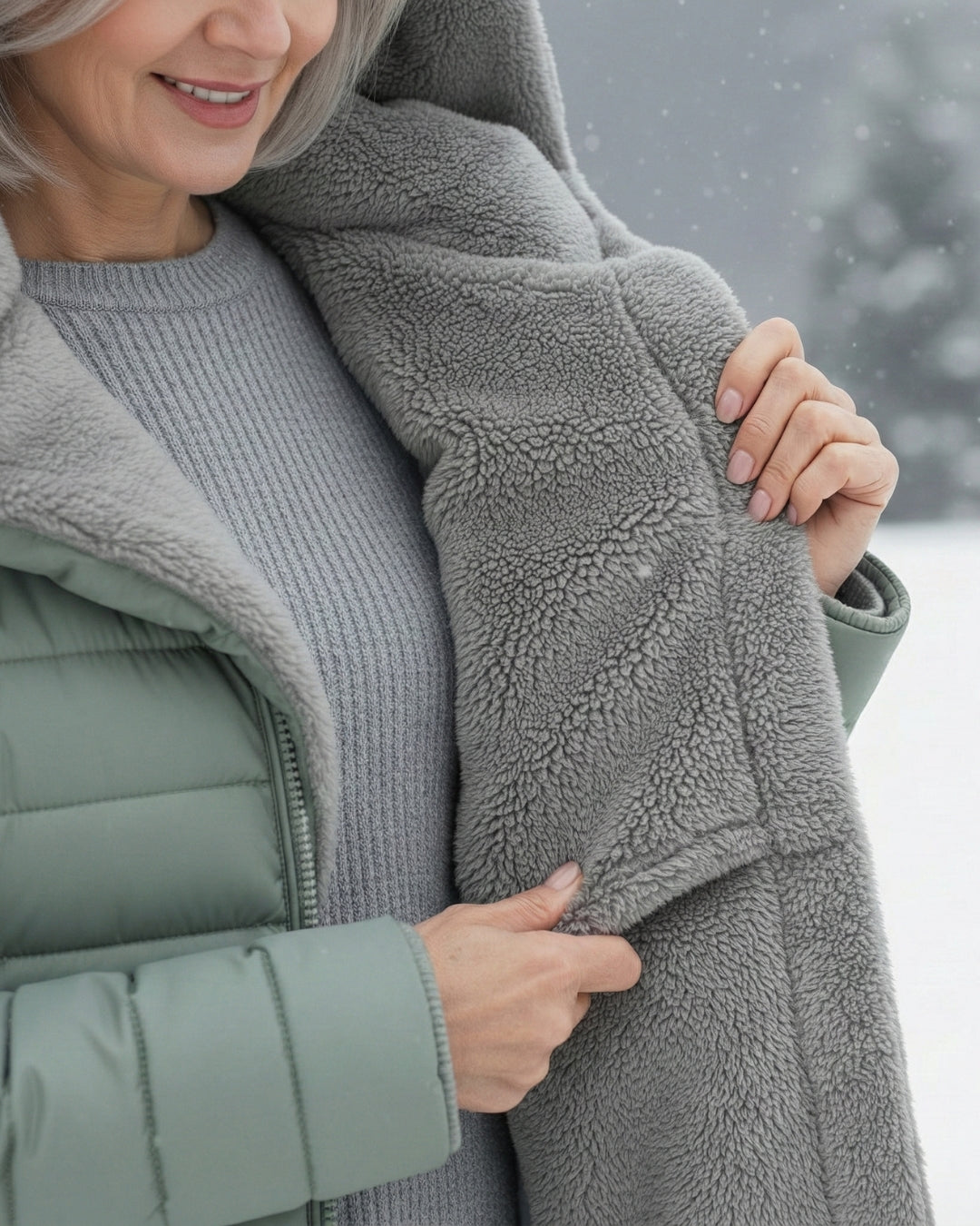 Joyce™ | Fleece Lined Warm Puffer Coat